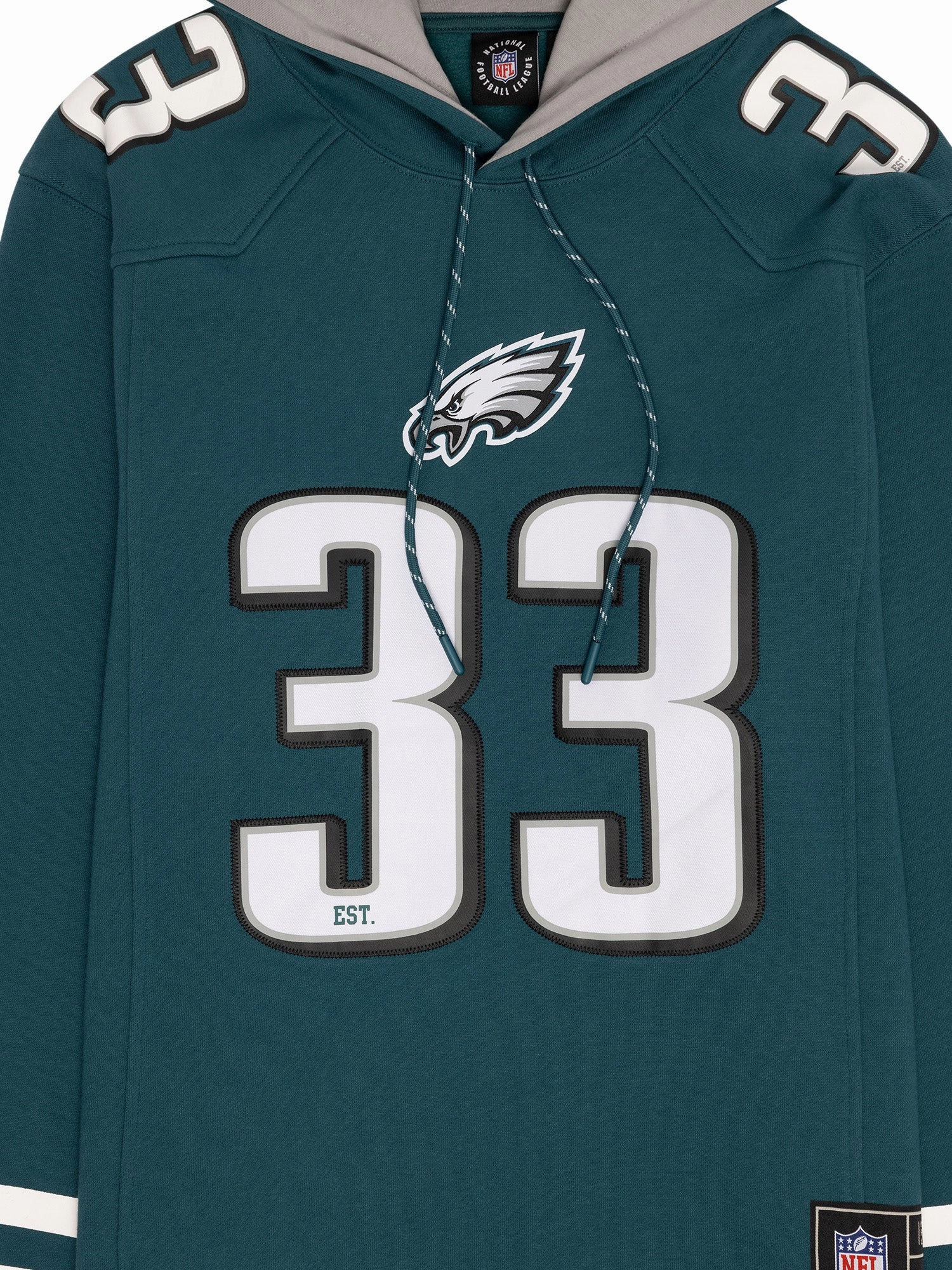 Philadelphia Eagles NFL Foundation Panel Hoodie Jumper - Green