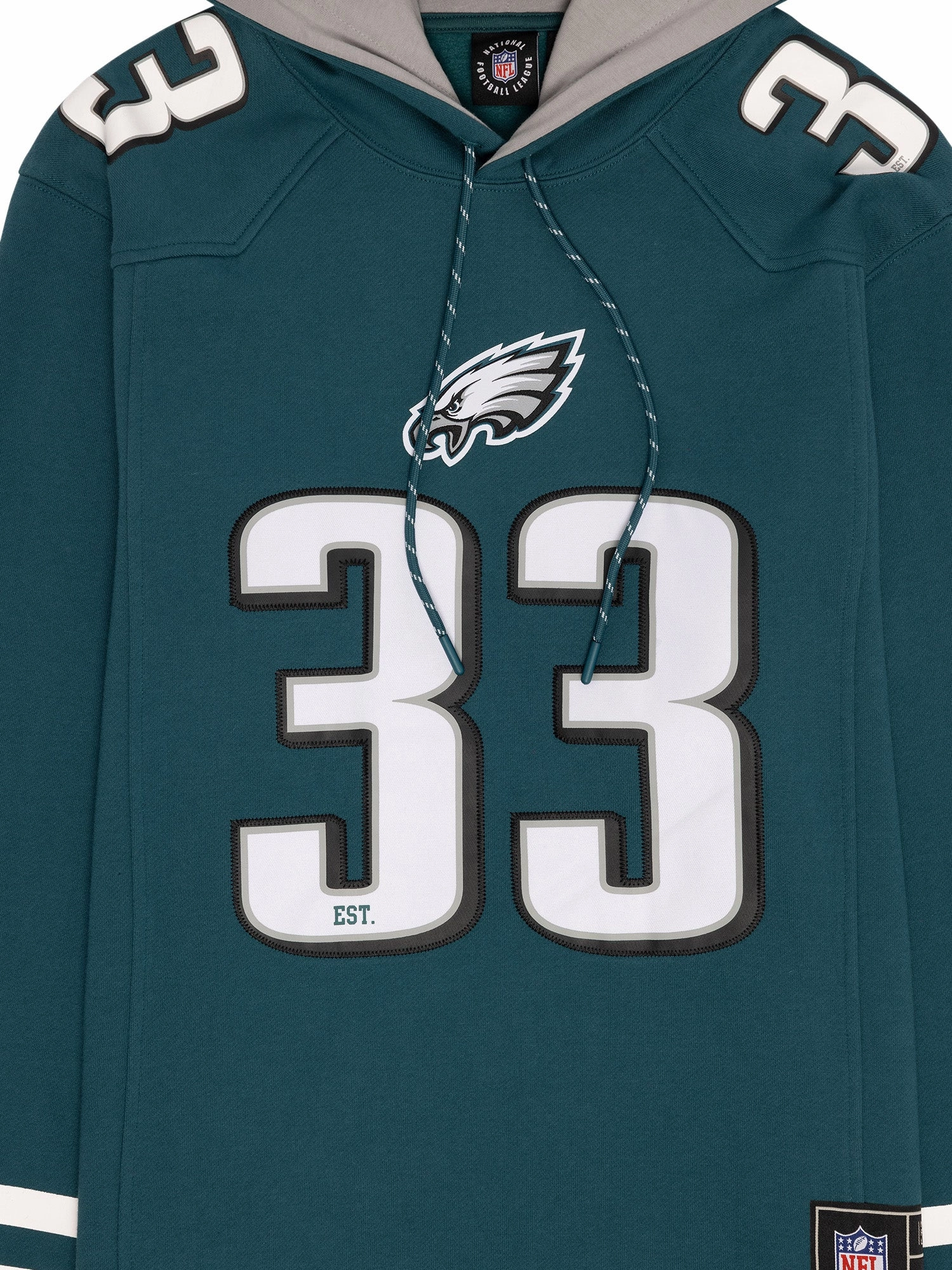 Philadelphia Eagles NFL Foundation Panel Hoodie Jumper - Green