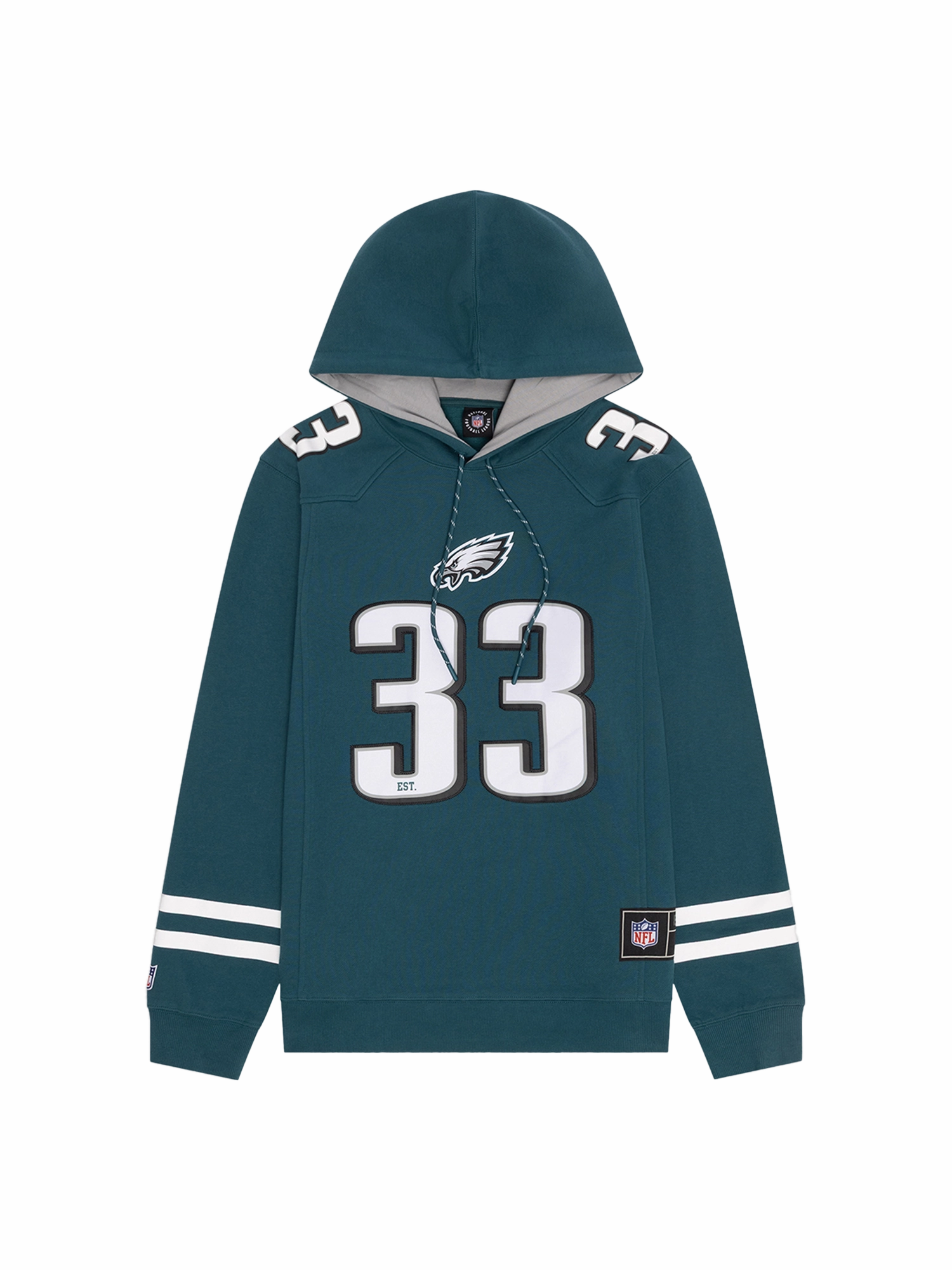 Philadelphia Eagles NFL Foundation Panel Hoodie Jumper - Green