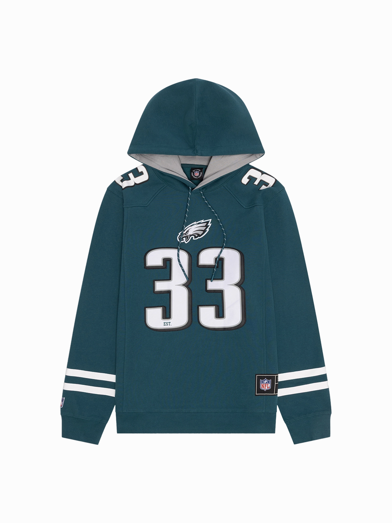Philadelphia Eagles NFL Foundation Panel Hoodie Jumper - Green