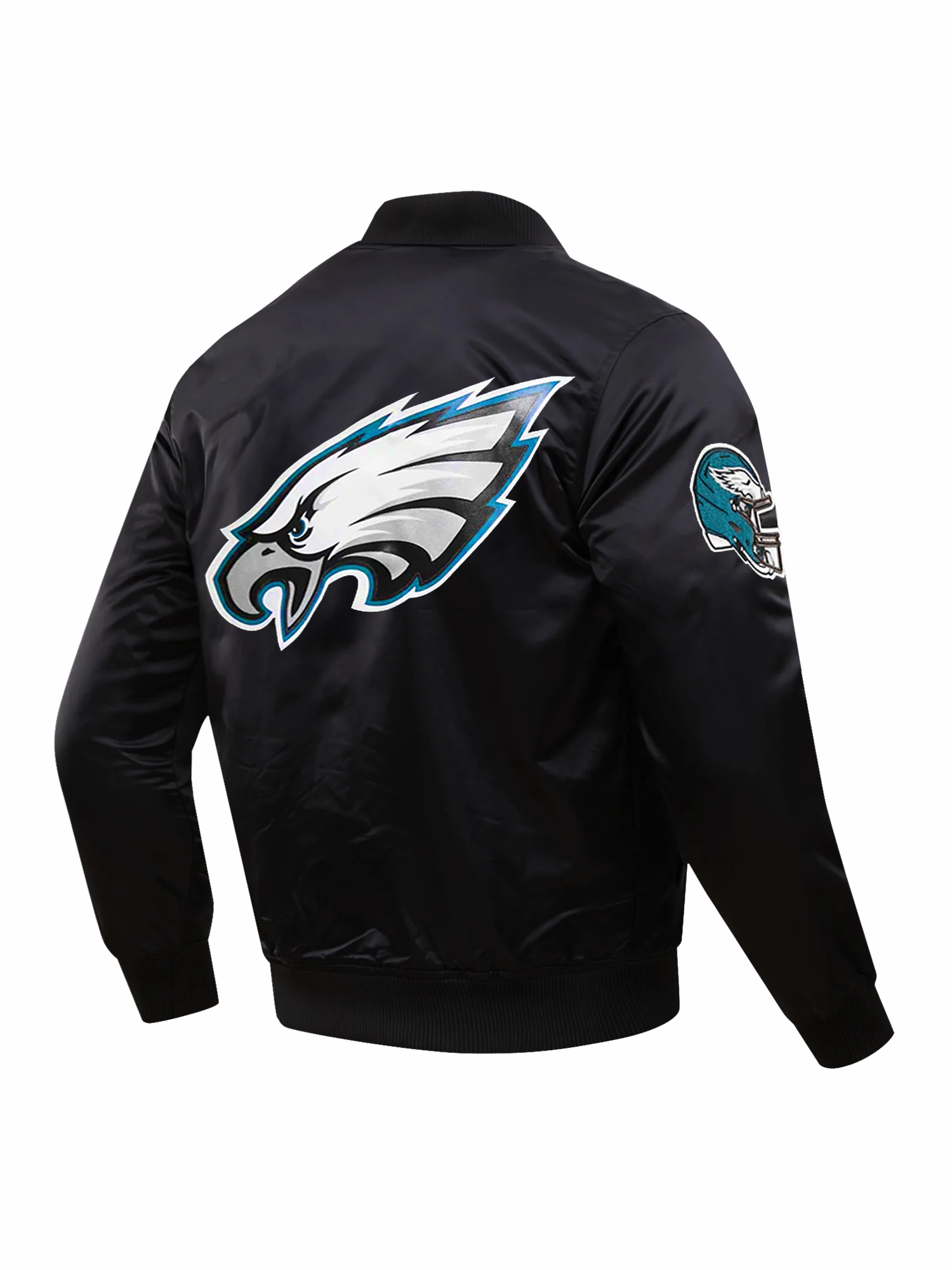 Philadelphia Eagles Pro Standard NFL Team Classic Satin Button Jacket - Black
