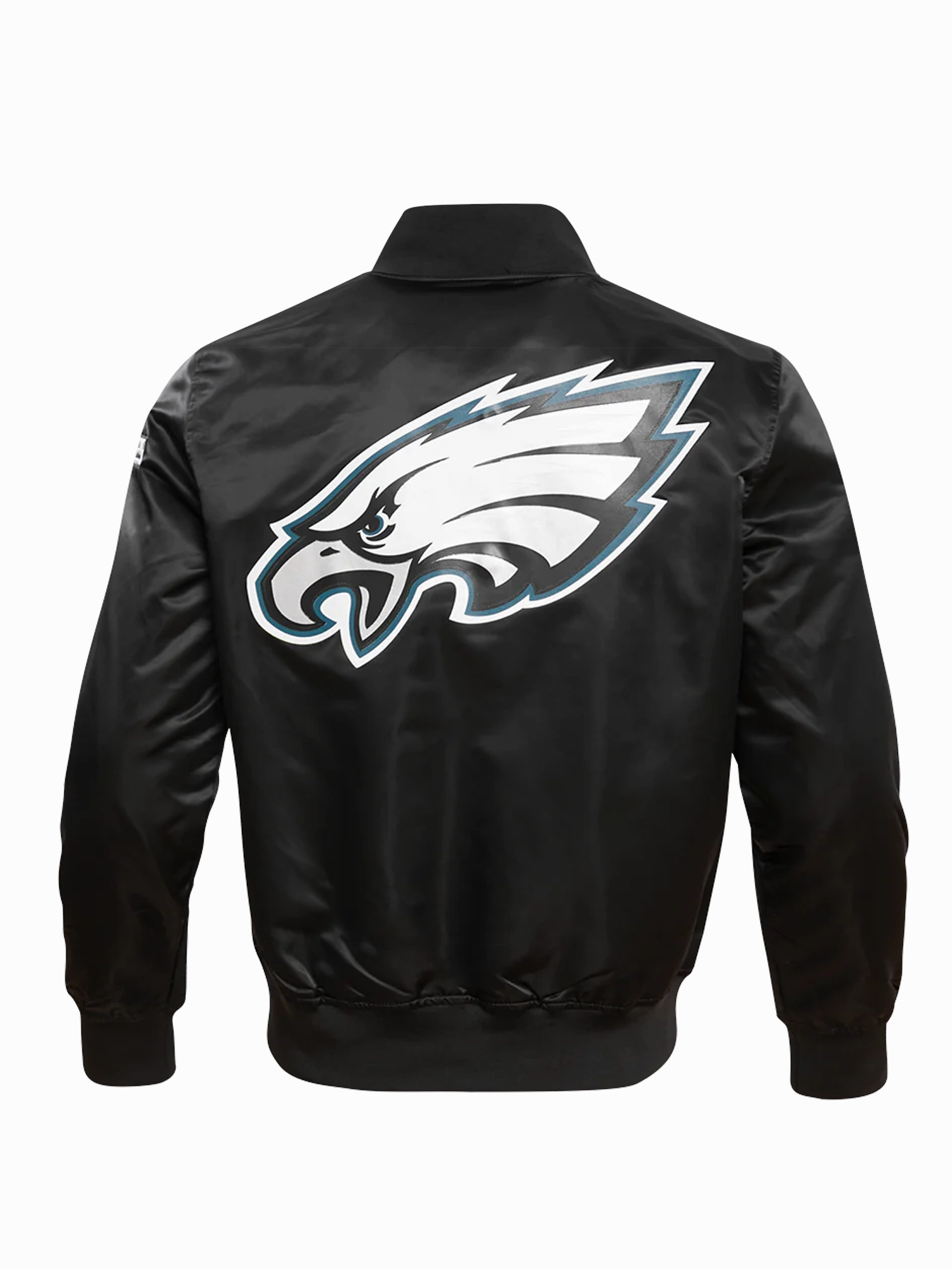 Philadelphia Eagles Pro Standard NFL Team Classic Satin Button Jacket - Black