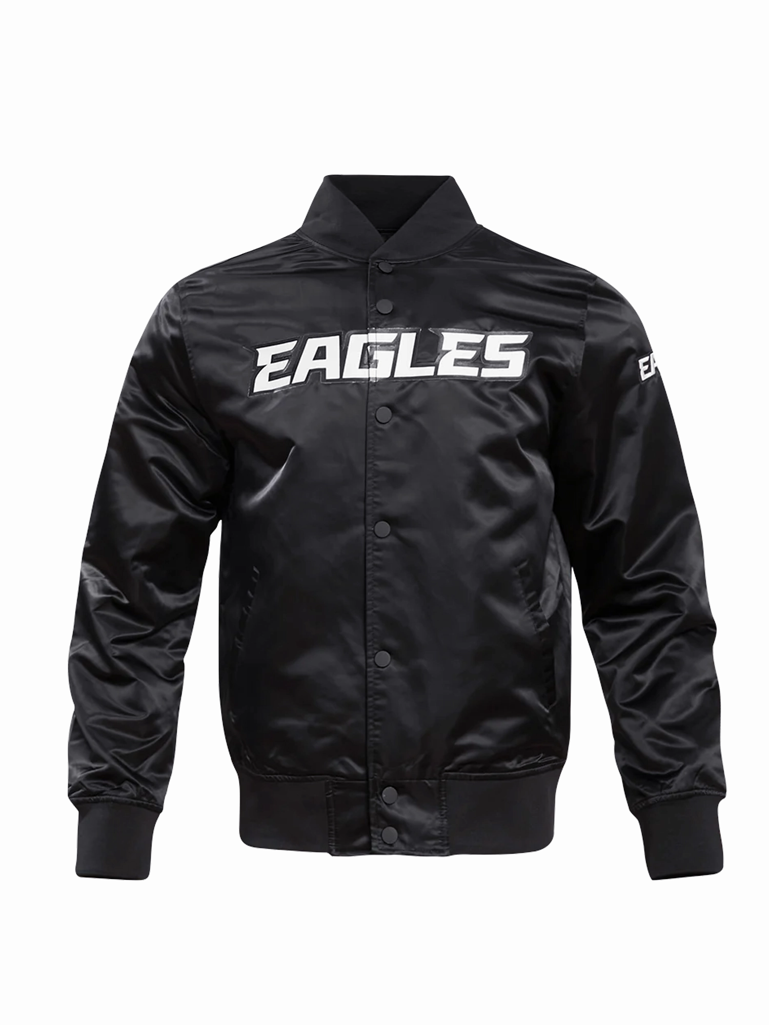Philadelphia Eagles Pro Standard NFL Team Classic Satin Button Jacket - Black