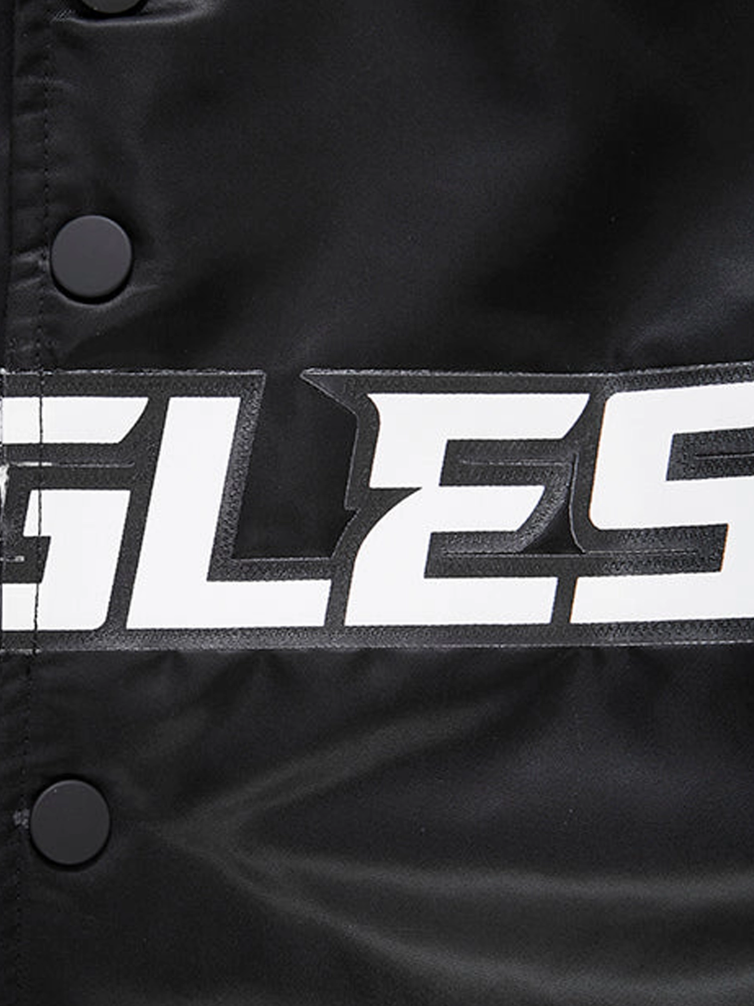Philadelphia Eagles Pro Standard NFL Team Classic Satin Button Jacket - Black