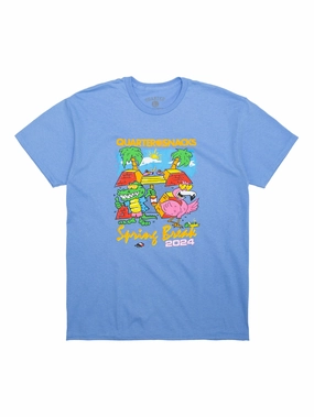 Quartersnacks Spring Break Tee - Carolina Blue