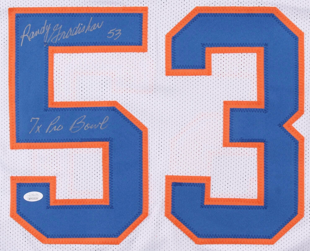 Randy Gradishar Signed Denver Broncos Jersey Inscribed "7x Pro Bowl" (JSA COA)
