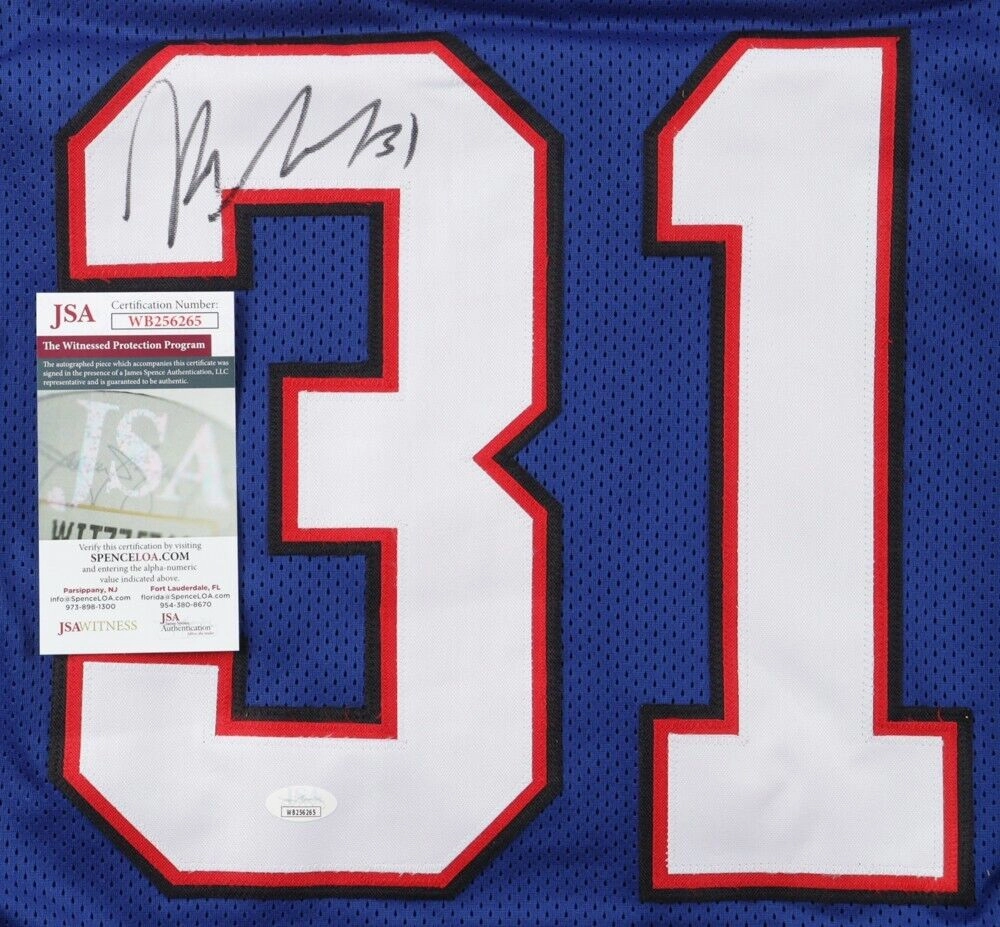 Rasul Douglas Signed Buffalo Bills Jersey (JSA COA) 2017 Draft Pk/ West Virginia