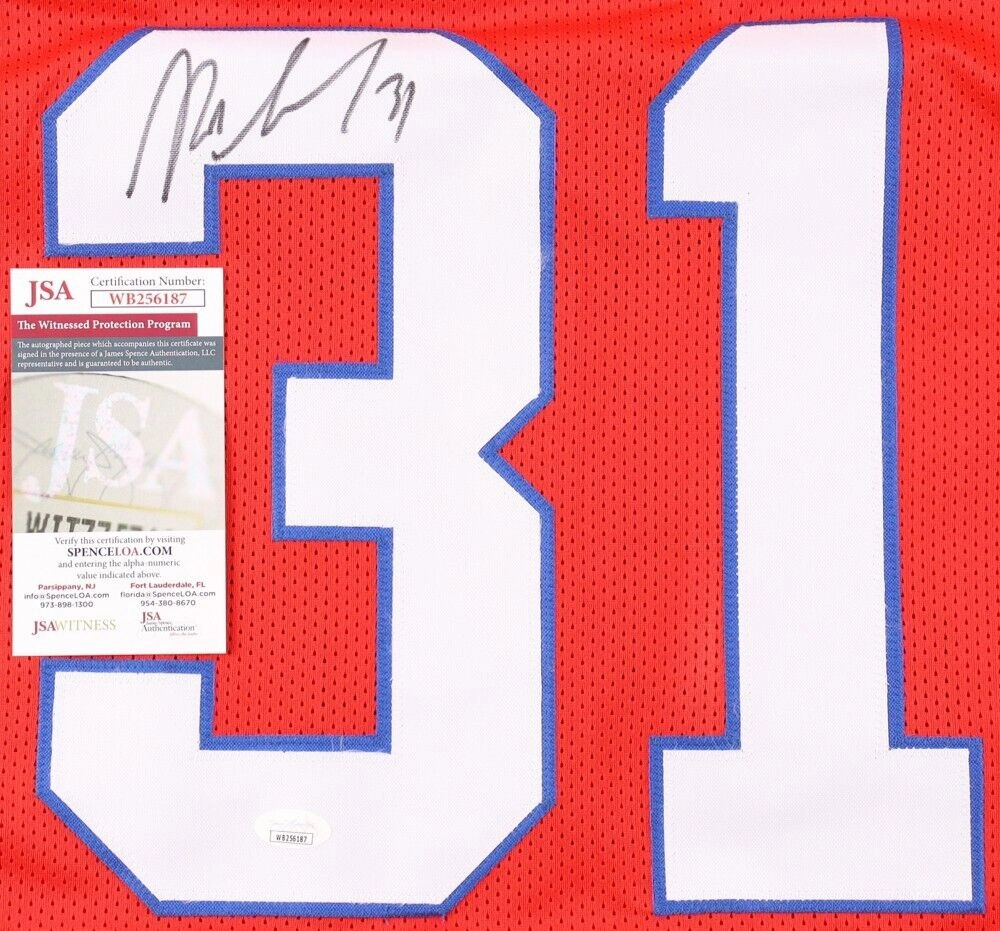 Rasul Douglas Signed Buffalo Bills Jersey (JSA COA) 2017 Draft Pk /West Virginia