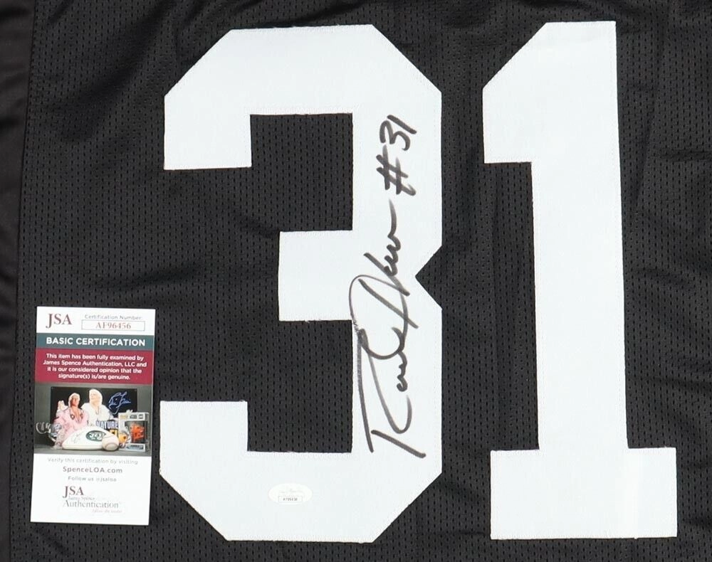 Ronnie Harmon Signed Iowa Hawkeye Jersey (JSA COA) 1986 1st Rnd Pk Buffalo Bills