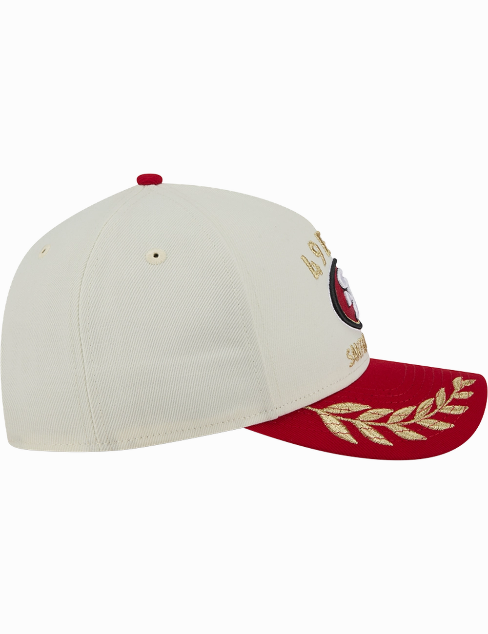 San Francisco 49ers New Era NFL 25 Draft 9FORTY M-Crown Snapback Hat - Chrome