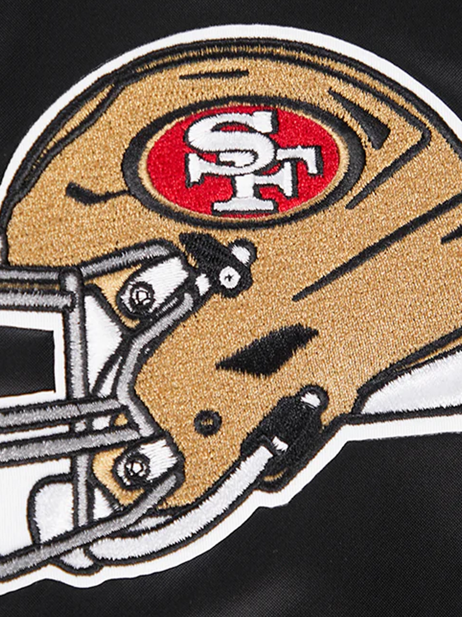 San Francisco 49ers Pro Standard NFL Team Classic Satin Button Jacket - Black