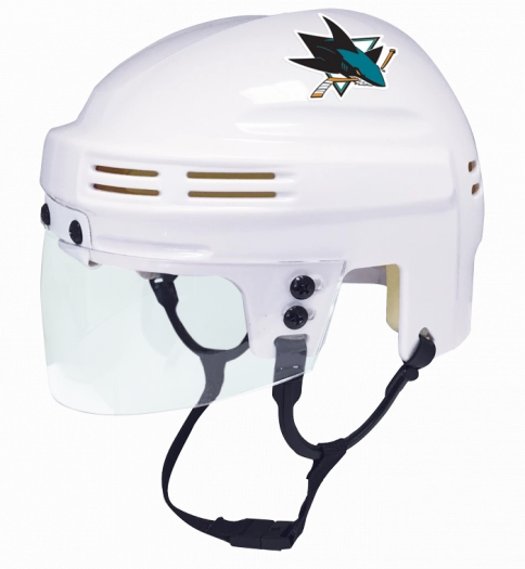 San Jose Sharks Mini Helmet ?? White