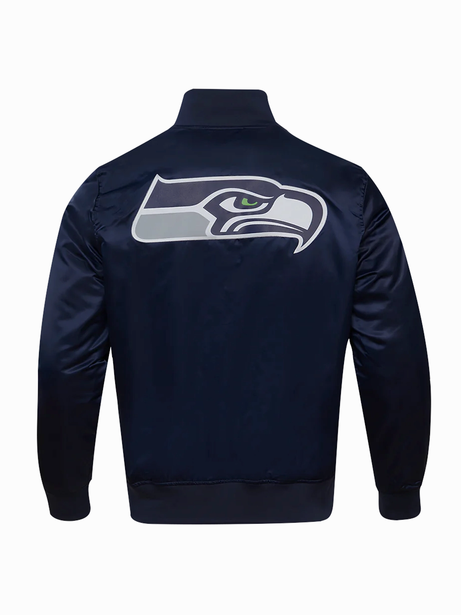Seattle Seahawks Pro Standard NFL Team Classic Satin Button Jacket - Navy