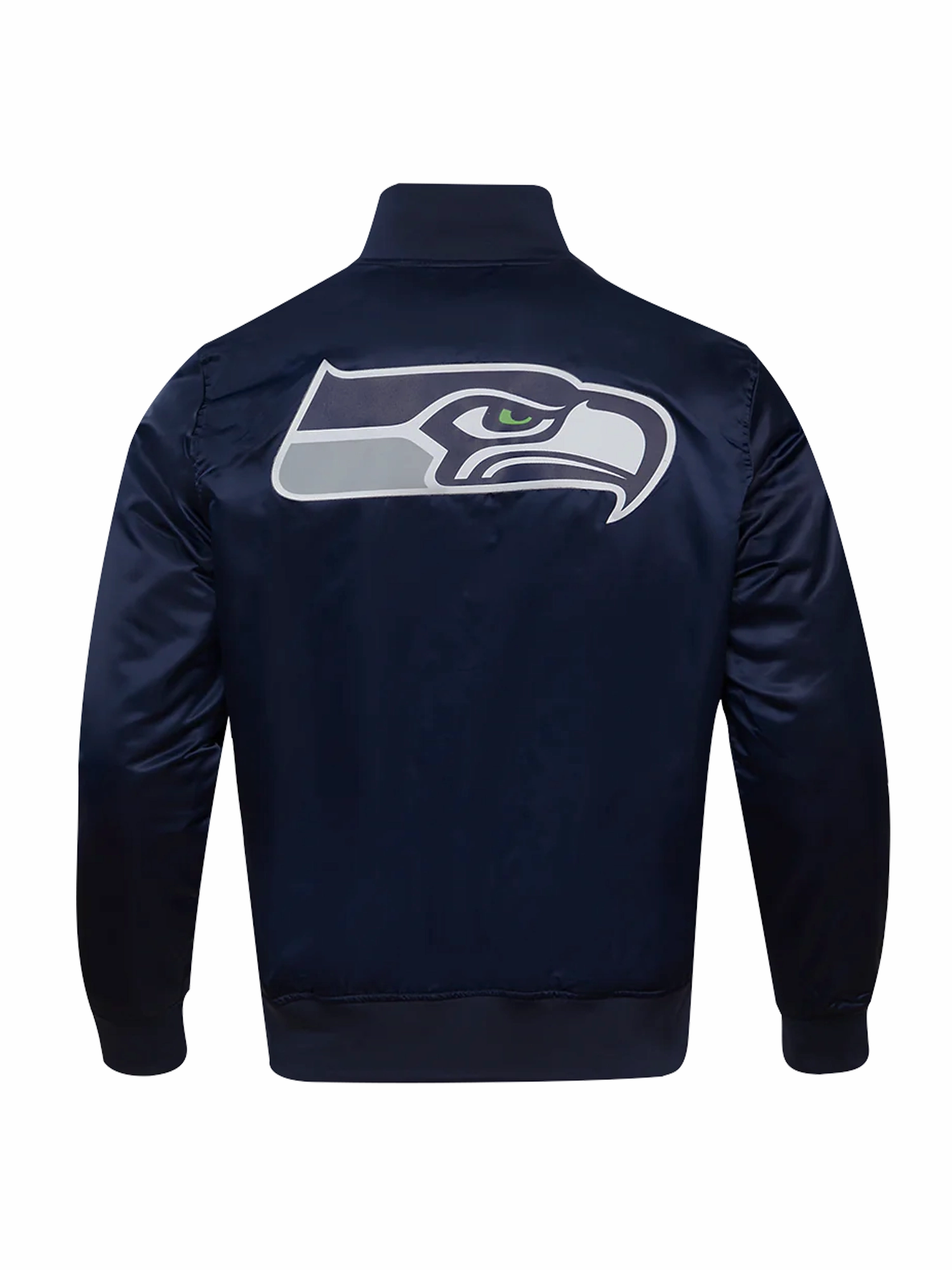 Seattle Seahawks Pro Standard NFL Team Classic Satin Button Jacket - Navy