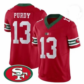 SF.49ers #13 Brock Purdy Game Player Jersey Scarlet Stitched American Football Jerseys