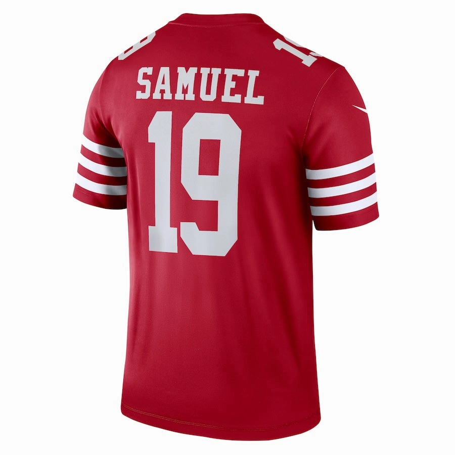SF.49ers #19 Deebo Samuel Scarlet Legend Jersey Stitched American Football Jersey