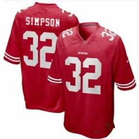 SF.49ers #32 O.J. Simpson Game Player Jersey Stitched American Football Jerseys