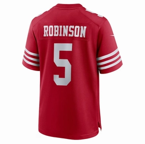 SF.49ers #5 Demarcus Robinson Scarlet Team Game Stitched American Football Jerseys