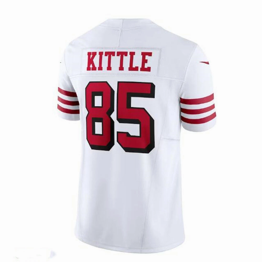 SF. 49ers #85 George Kittle Alternate Vapor F.U.S.E. Limited Jersey - White Stitched American Football Jersey