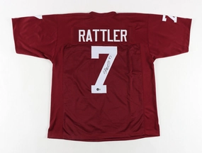 Spencer Rattler Signed Oklahoma Sooners Jersey (Beckett Holo)  2021 Sophmore QB