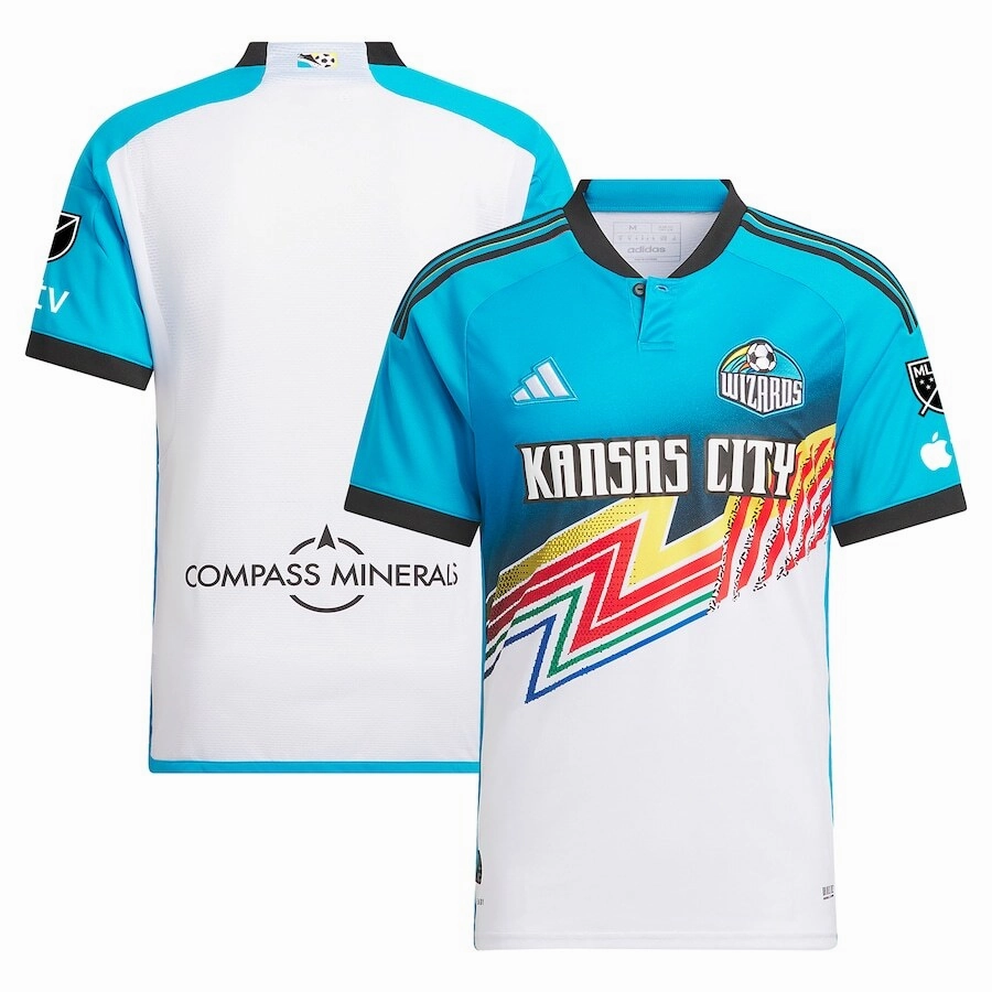 Sporting Kansas City MLS adidas 2024 Archive Authentic Jersey - White