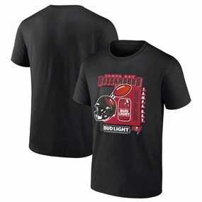 Tampa Bay Buccaneers NFL Bud Light T-Shirt - Black