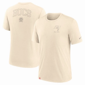 Tampa Bay Buccaneers NFL Nike Glory Tri-Blend T-Shirt - Cream