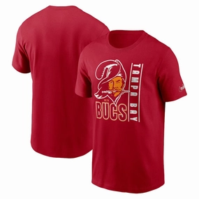 Tampa Bay Buccaneers NFL UK Nike Lockup Essential T-Shirt - Red