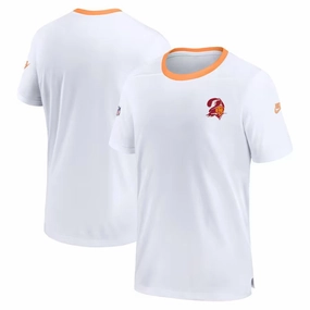 Tampa Bay Buccaneers Nike Throwback Coach Performance T-Shirt - White