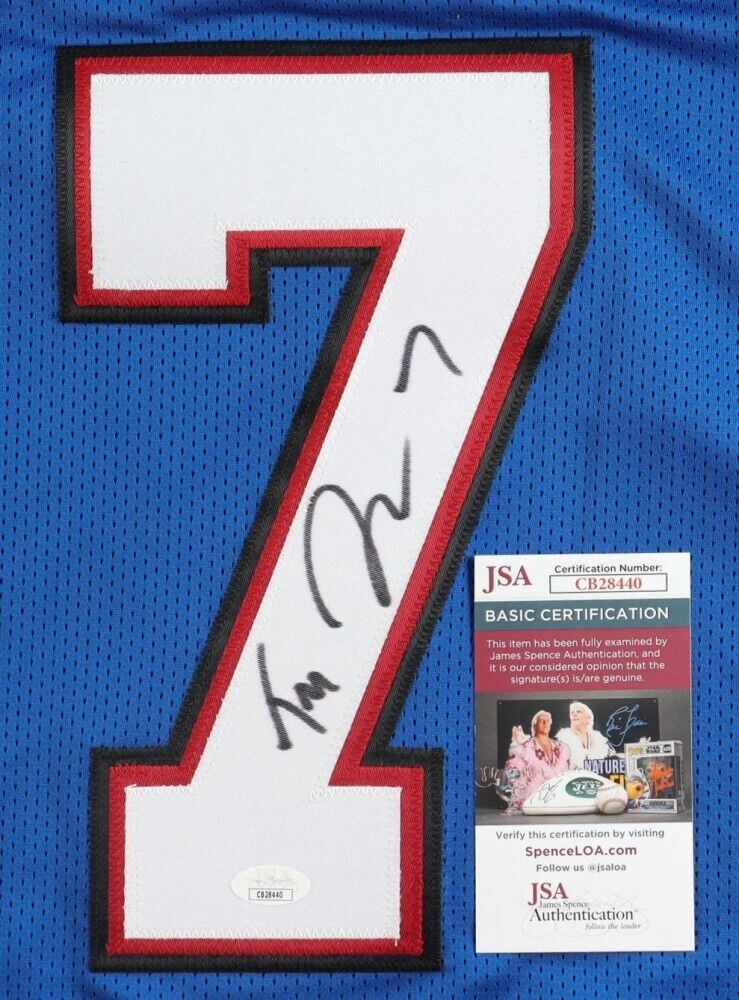 Taron Johnson Signed Buffalo Bills Jersey (JSA COA) 2018 Draft Pick/ Weber State