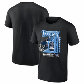 Tennessee Titans NFL Bud Light T-Shirt - Black