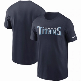 Tennessee Titans NFL Nike Team Wordmark T-Shirt - Navy