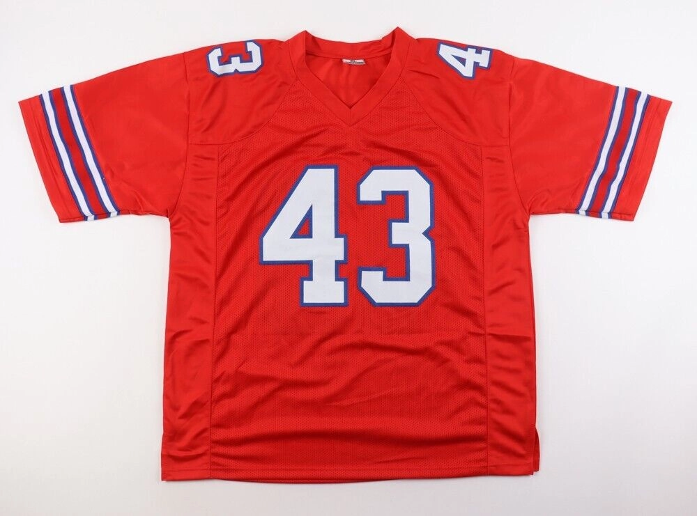 Terrel Bernard Signed Buffalo Bills Jersey (Playball Ink) 2022 3rd Round Pick LB