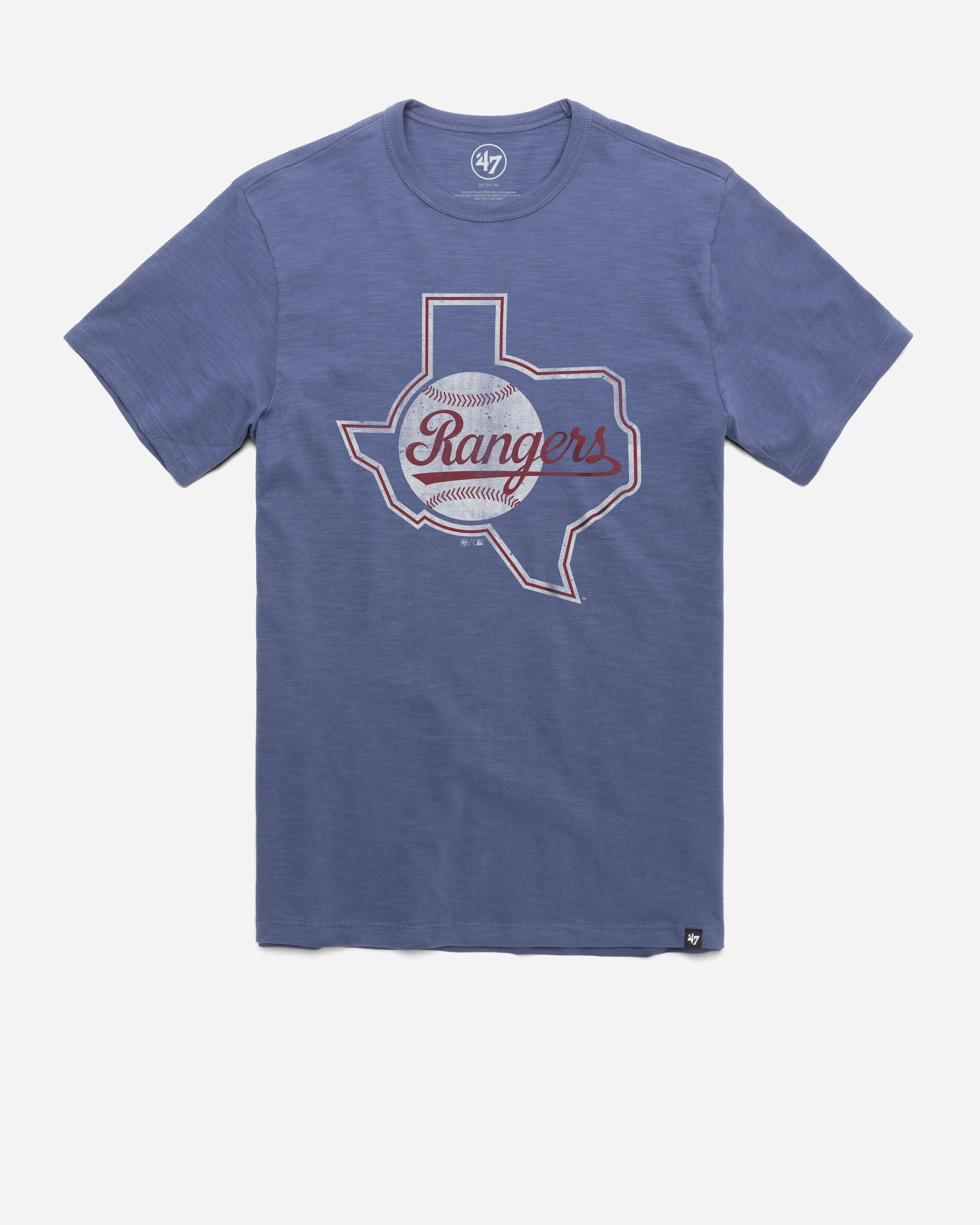 TEXAS RANGERS COOPERSTOWN GRIT '47 SCRUM TEE