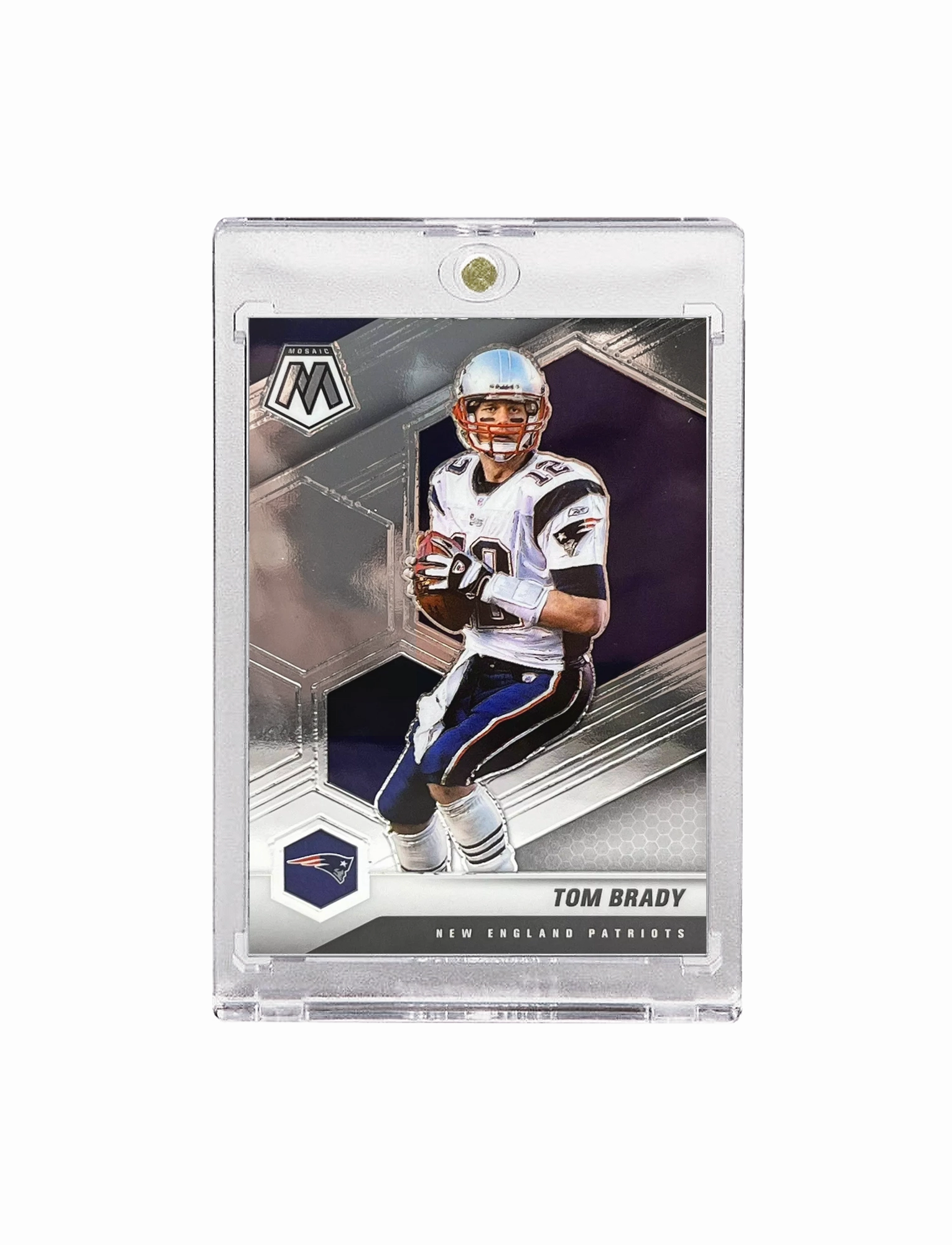 Tom Brady New England Patriots Panini NFL Mosaic 21 Base Trading Card