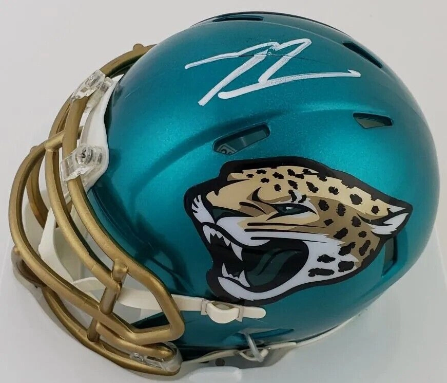 Tyson Campbell Signed Jacksonville Jaguars Mini-Helmet (JSA COA) Ex-Georgia D.B.