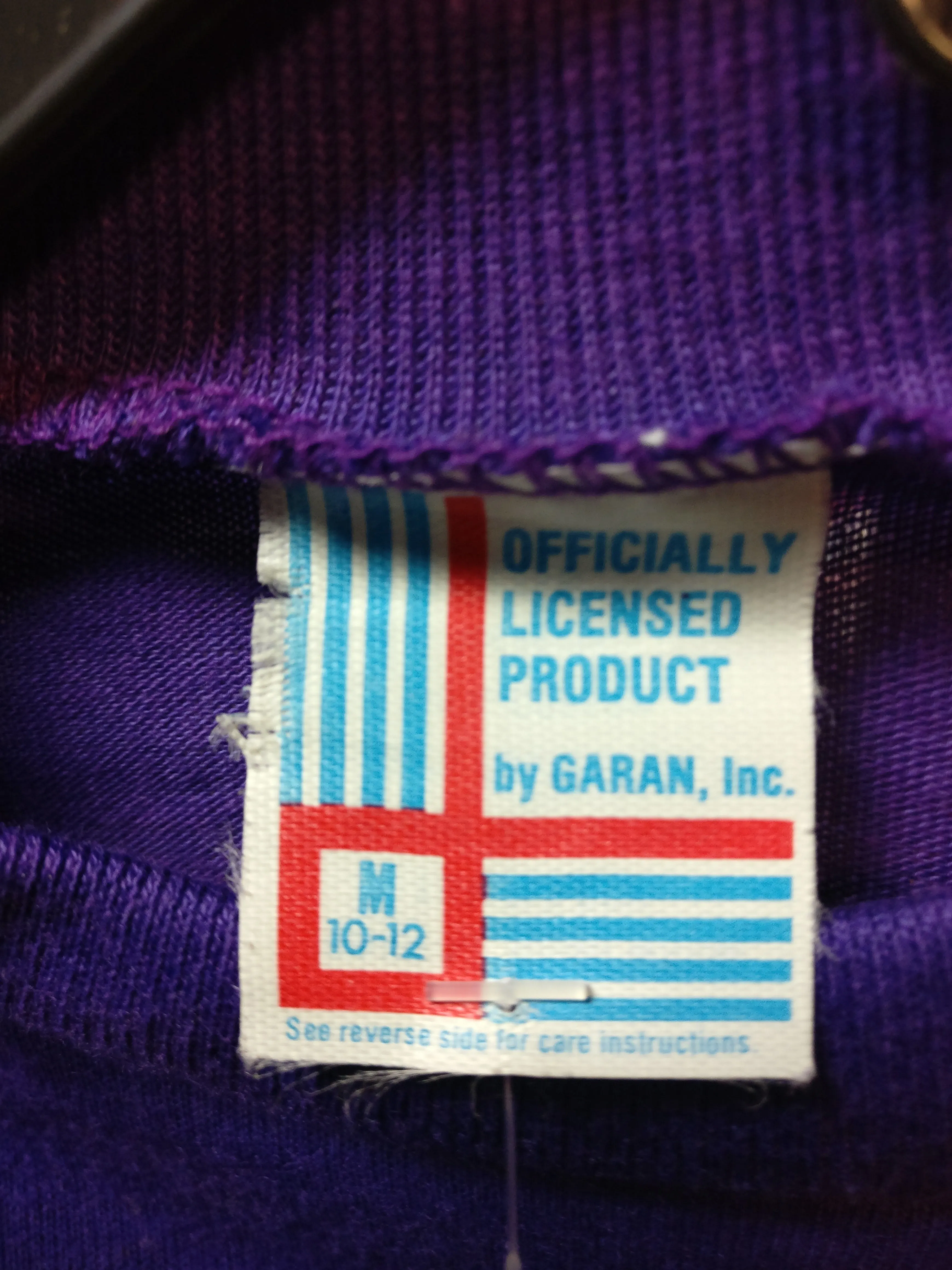Vintage 80s MINNESOTA VIKINGS NFL Garan T-Shirt YM (Deadstock)