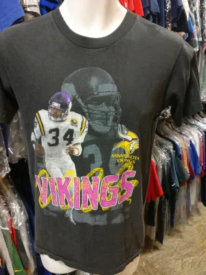 Vintage '90 #34 HERSCHEL WALKER Minnesota Vikings NFL Salem T-Shirt S