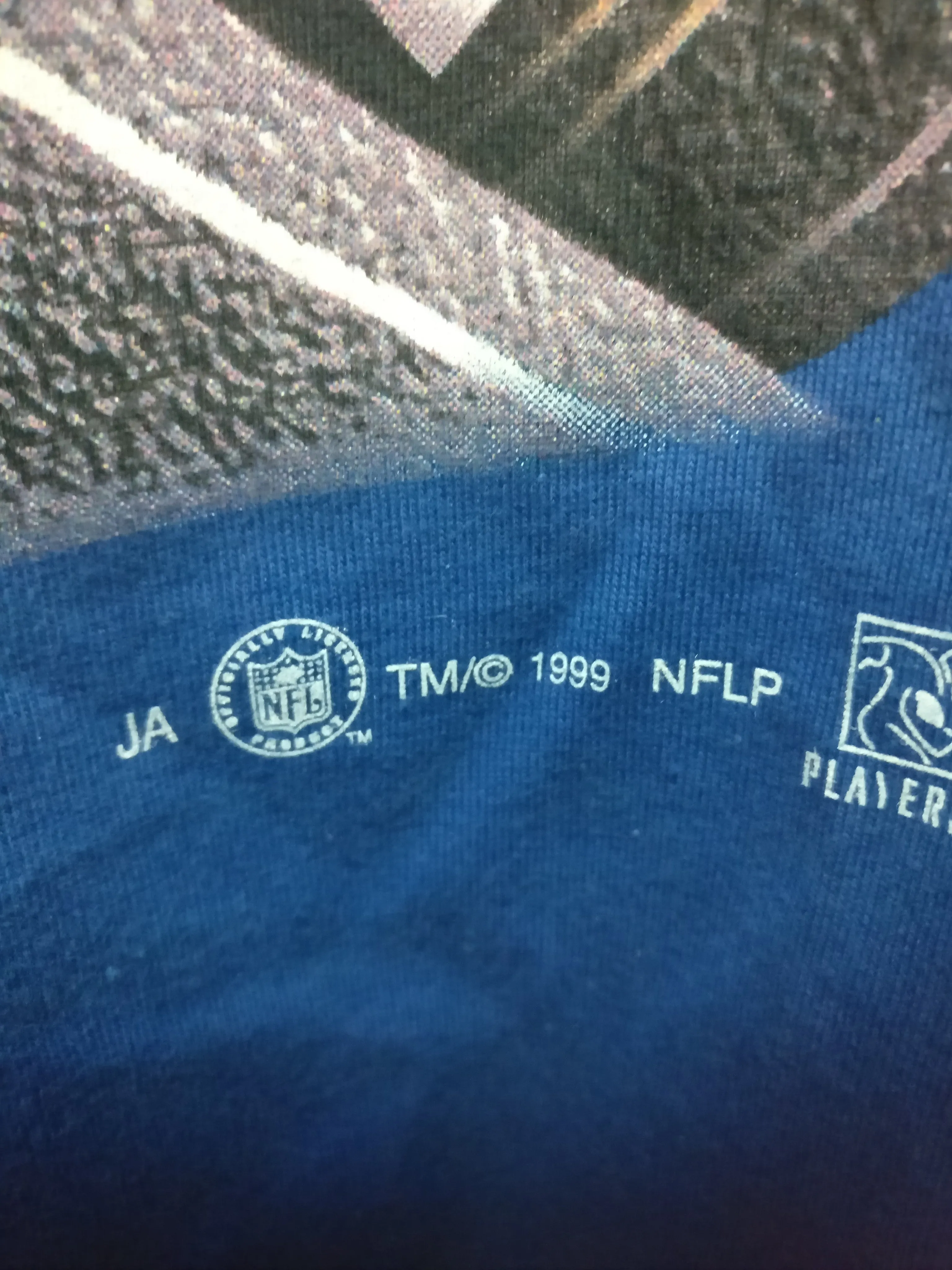 Vintage '99 #13 KURT WARNER Los Angeles Rams NFL T-Shirt L (Deadstock)