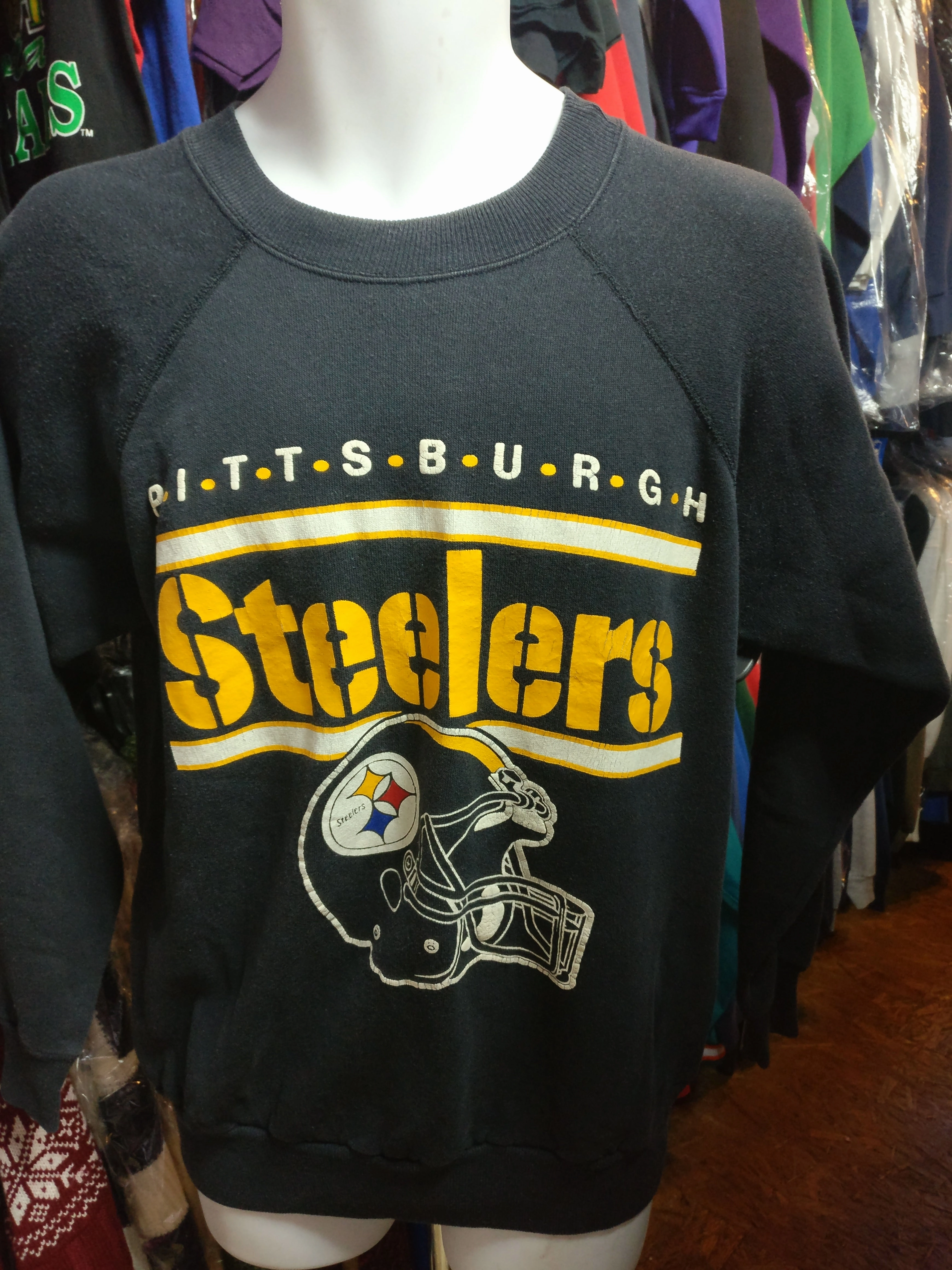 Vintage 80s PITTSBURGH STEELERS NFL Champion Sweatshirt L
