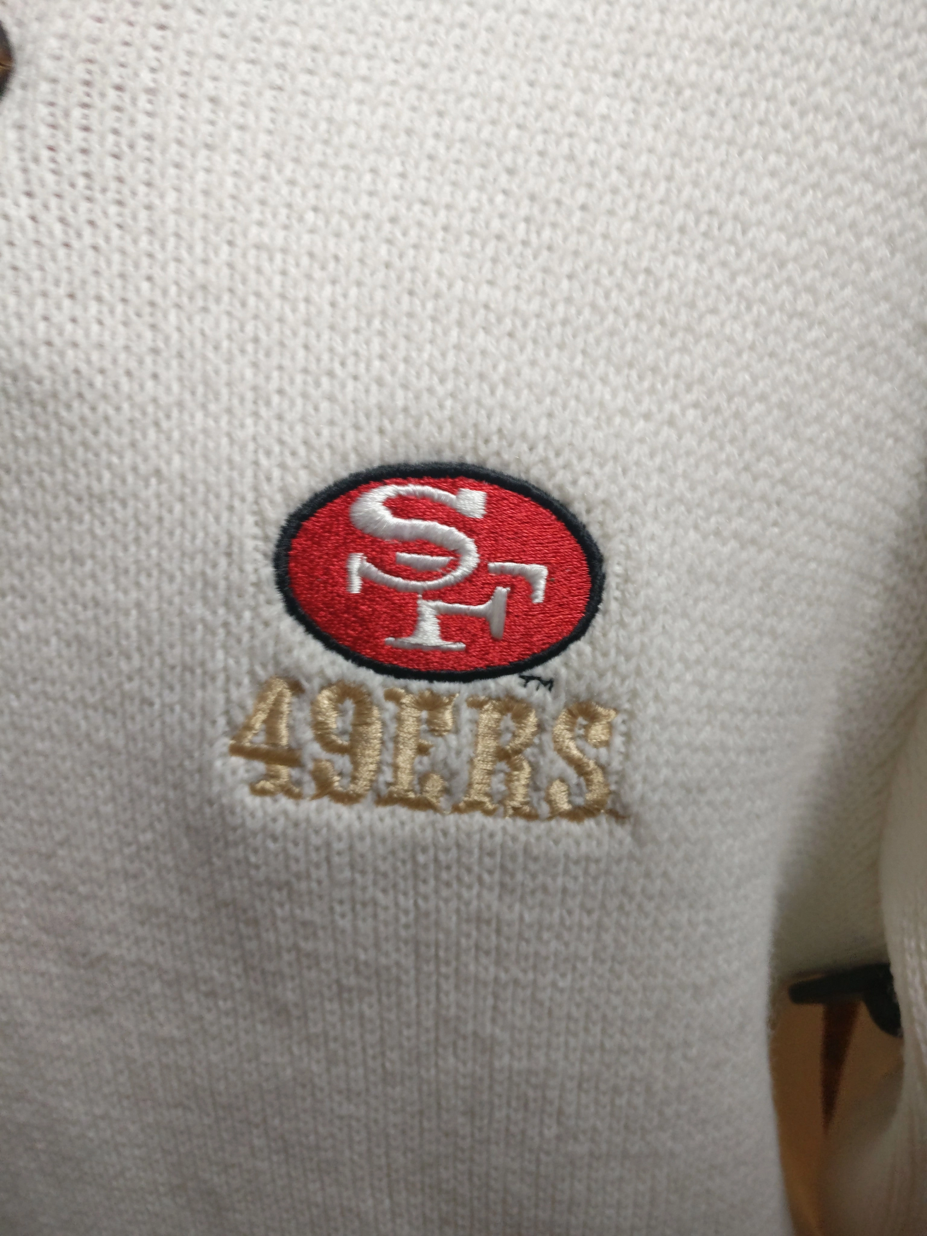 Vintage 80s SAN FRANCISCO 49ERS NFL Brandon Acrylic Sweater S