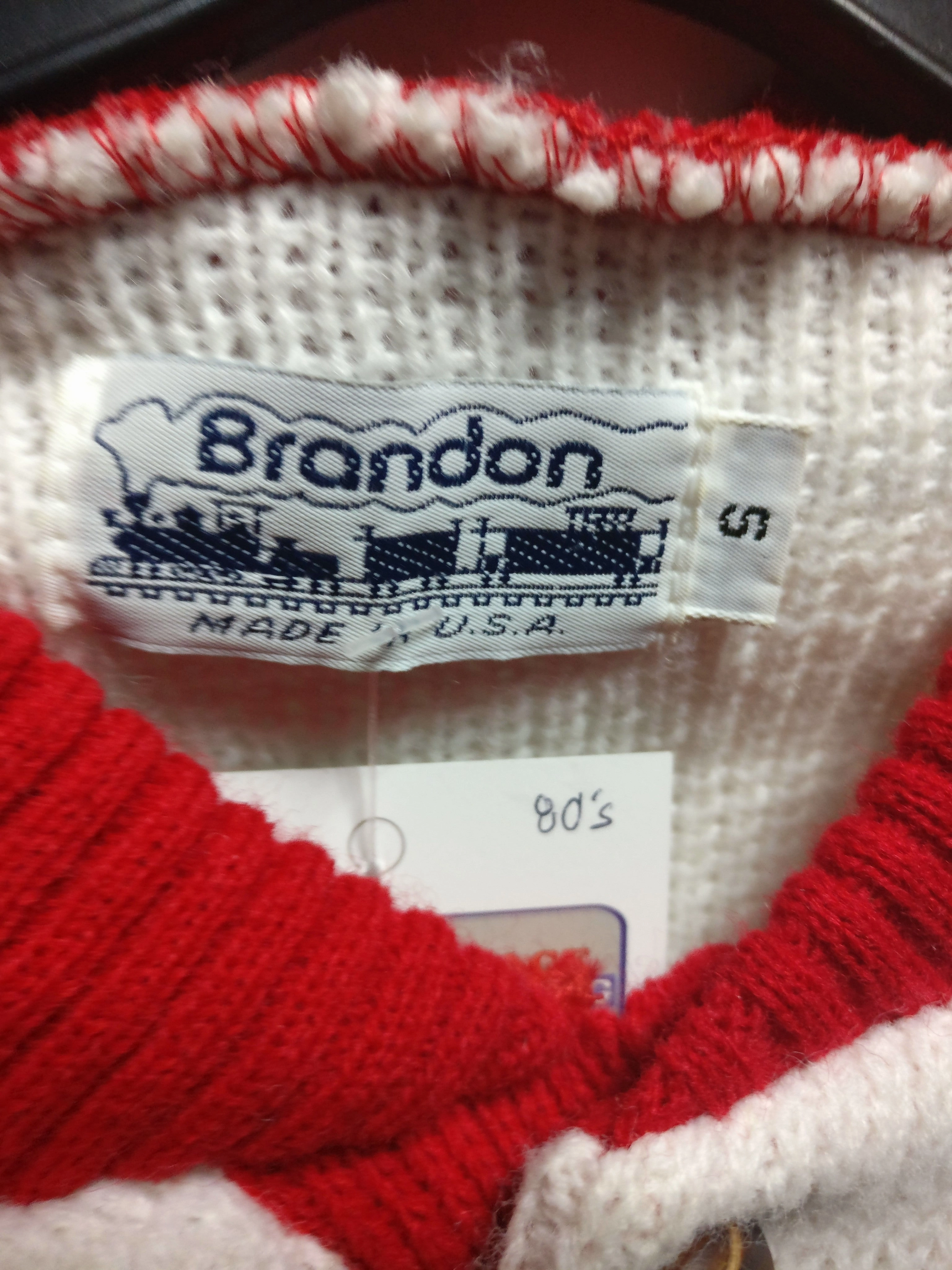 Vintage 80s SAN FRANCISCO 49ERS NFL Brandon Acrylic Sweater S