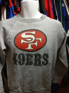 Vintage 80s SAN FRANCISCO 49ERS NFL Spotswear Sweatshirt S