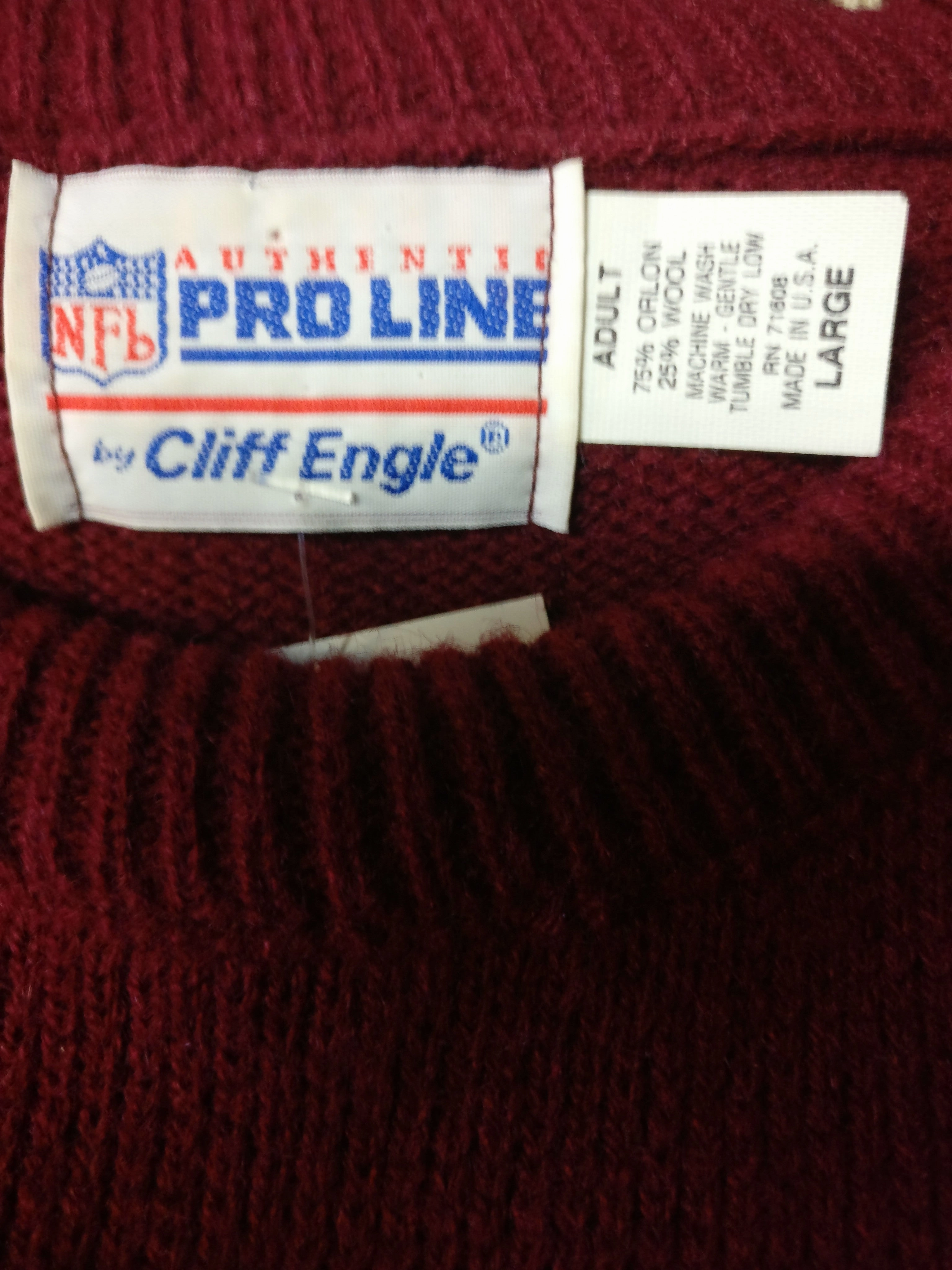 Vintage 90s ARIZONA CARDINALS NFL Cliff Engle Sweater L