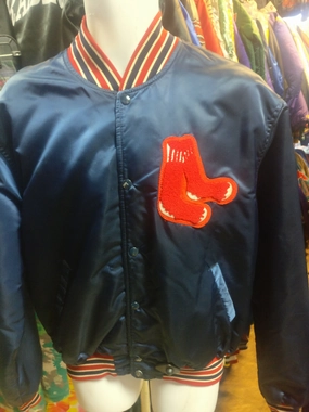 Vintage 90s BOSTON RED SOX MLB Starter Nylon Jacket XL