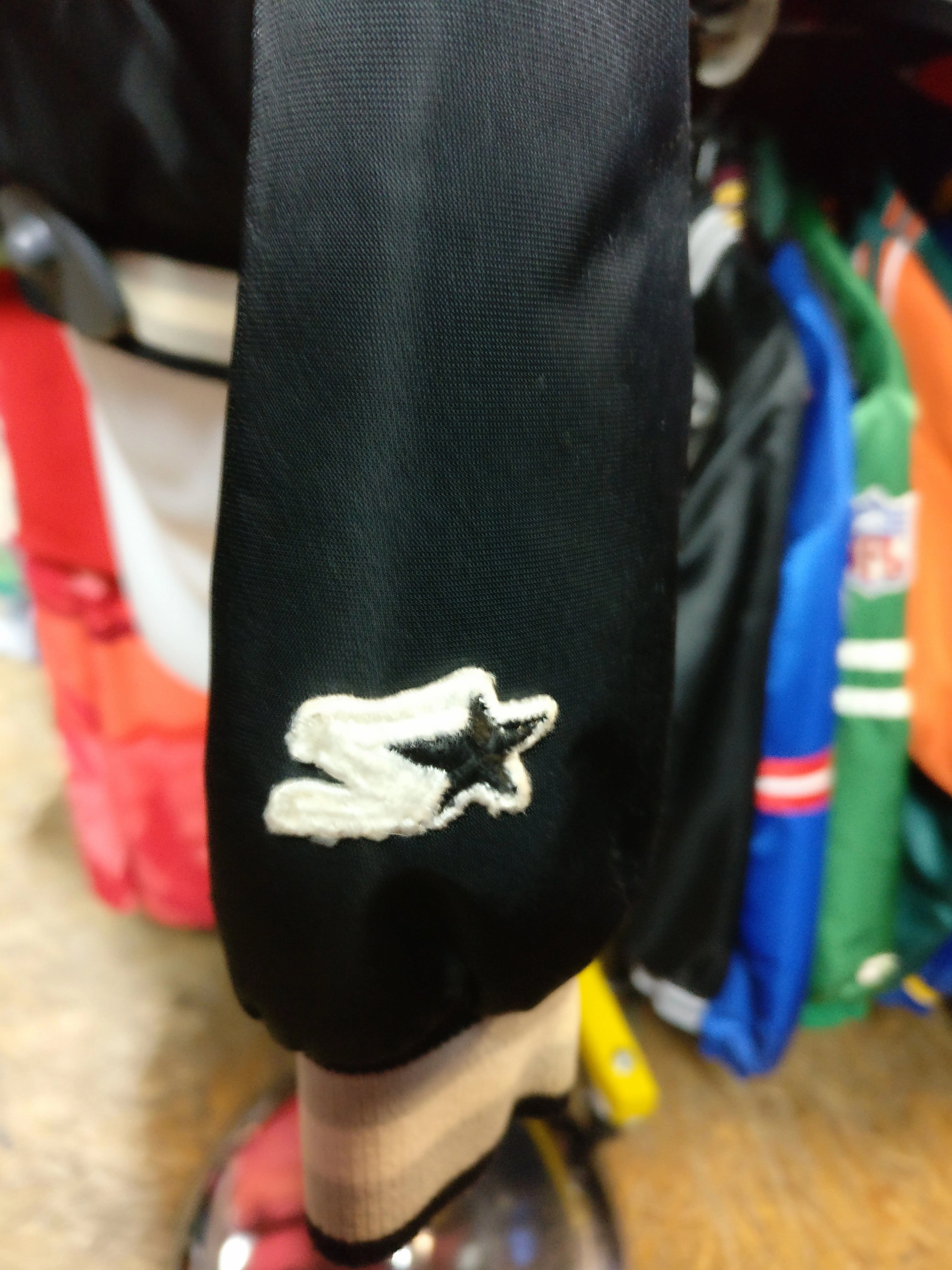 Vintage 90s CHICAGO WHITE SOX MLB Back Patch Starter Nylon Jacket YS