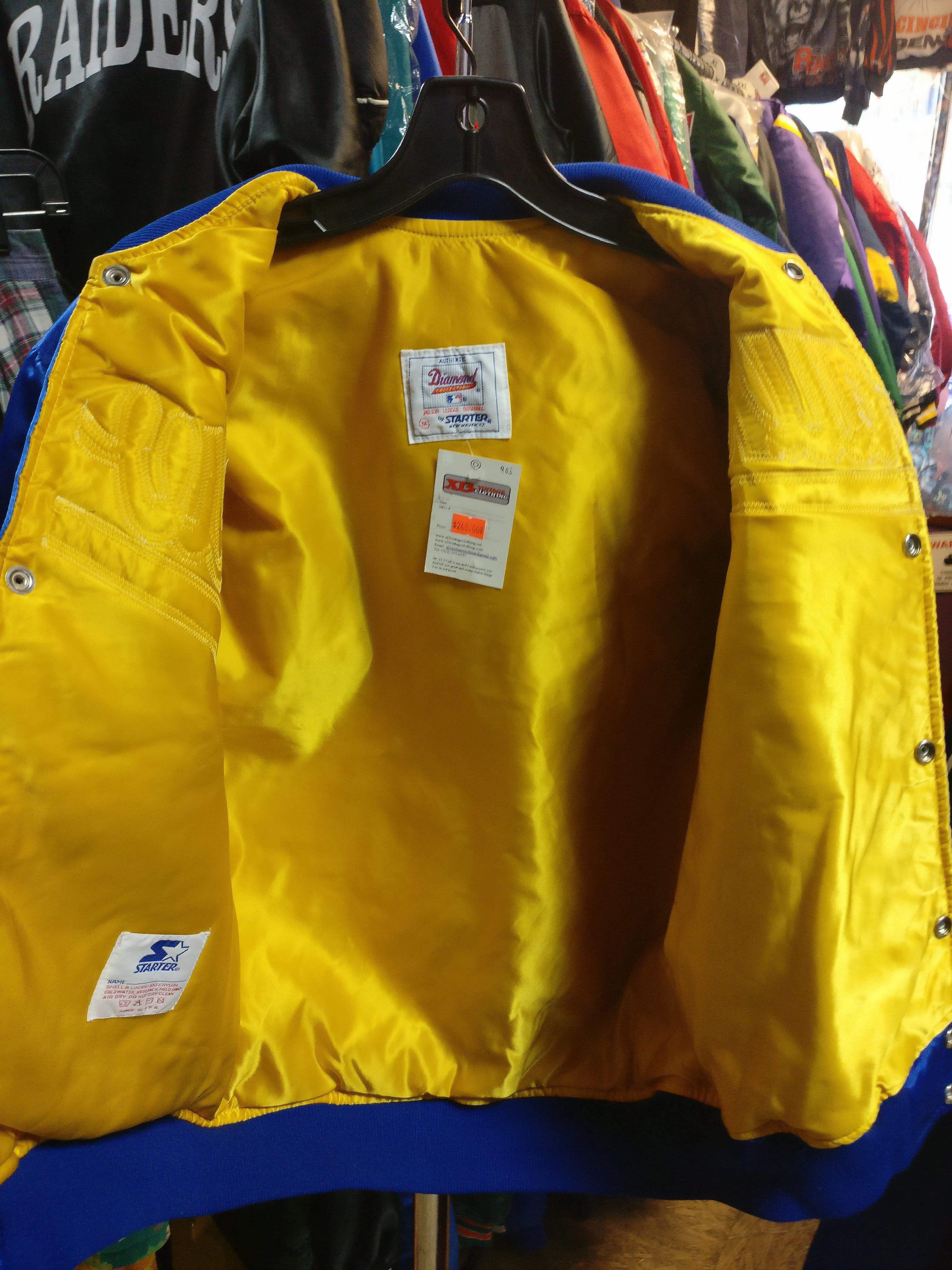 Vintage 90s MILWAUKEE BREWERS MLB Starter Nylon Jacket M