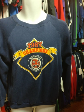 Vintage '87 DETROIT TIGERS MLB Champions Sweatshirt M