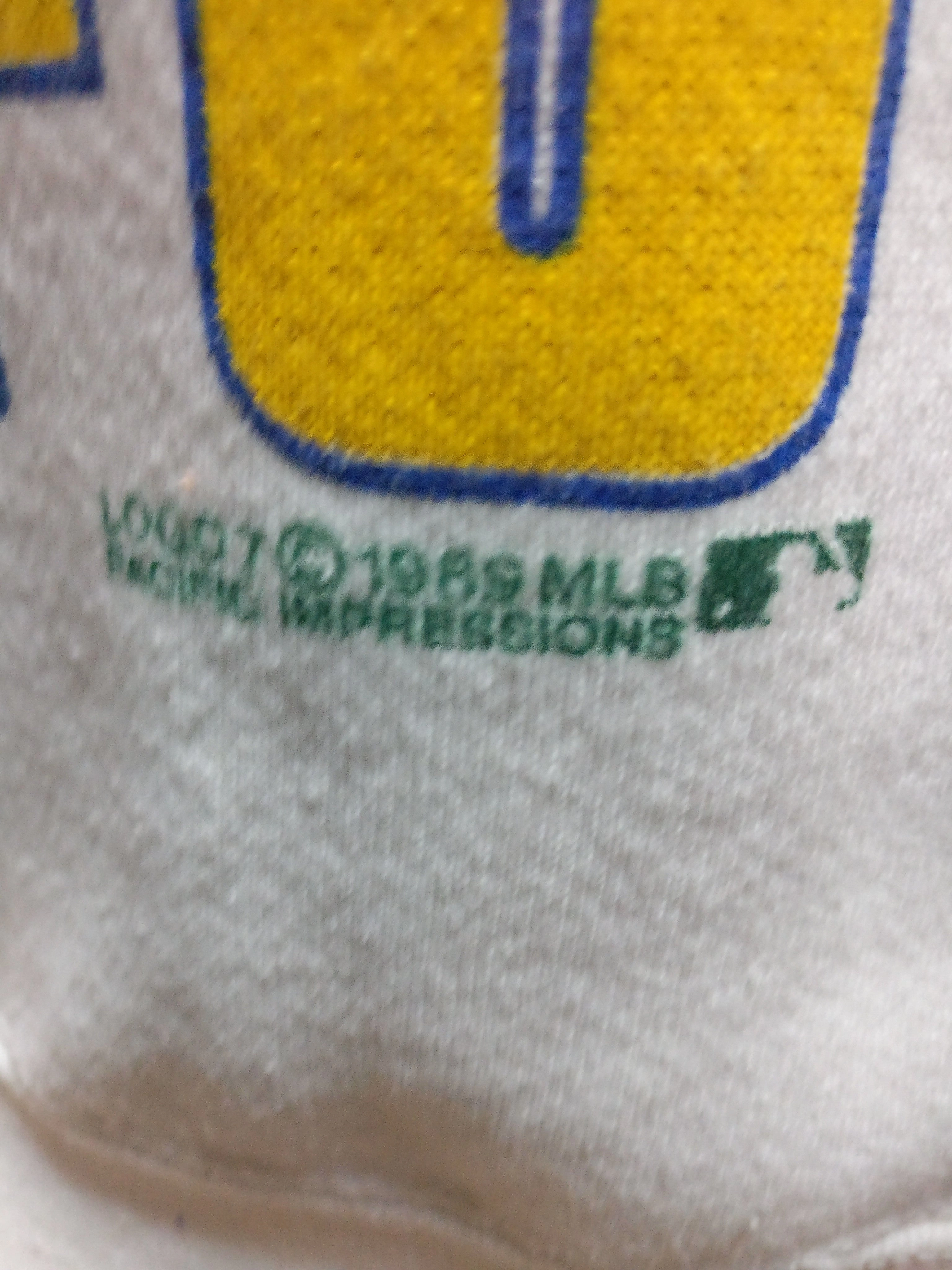 Vintage '89 OAKLAND A's MLB American League Champs Sweatshirt S