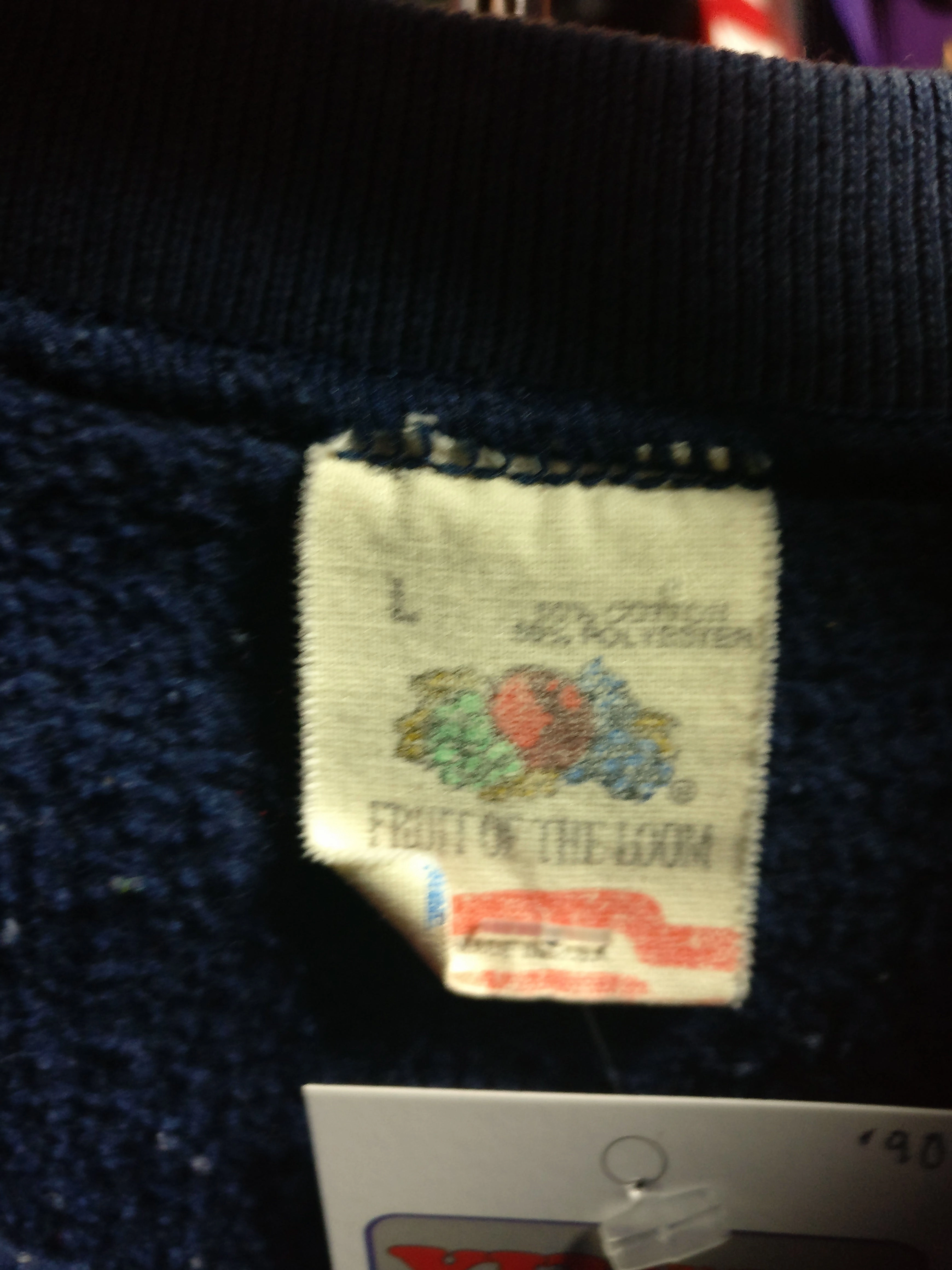 Vintage '90 BUFFALO BILLS NFL Fruit Of The Loom Sweatshirt L